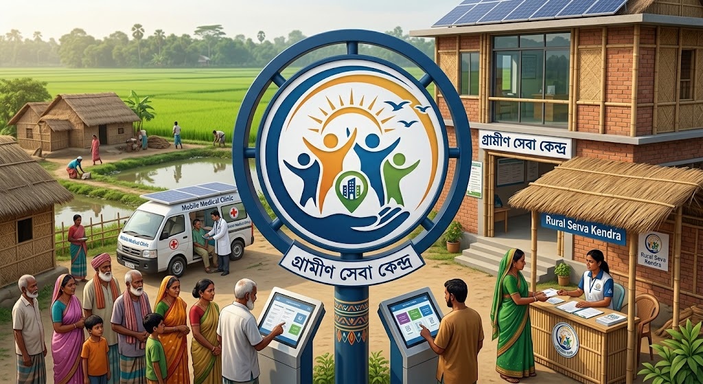 গ্রামীণ বাংলাদেশের দৃশ্য — নাগরিক সেবা
